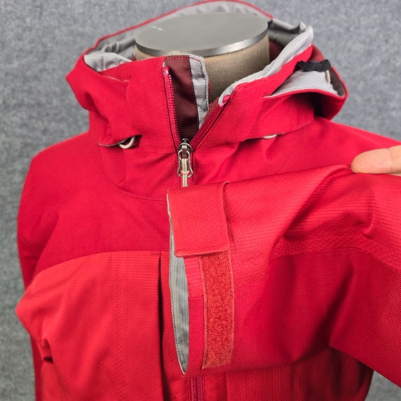 Patagonia Light Smoke Flash Jacket Soft Shell Womens Large Vermillion Red - Picture 4 of 10